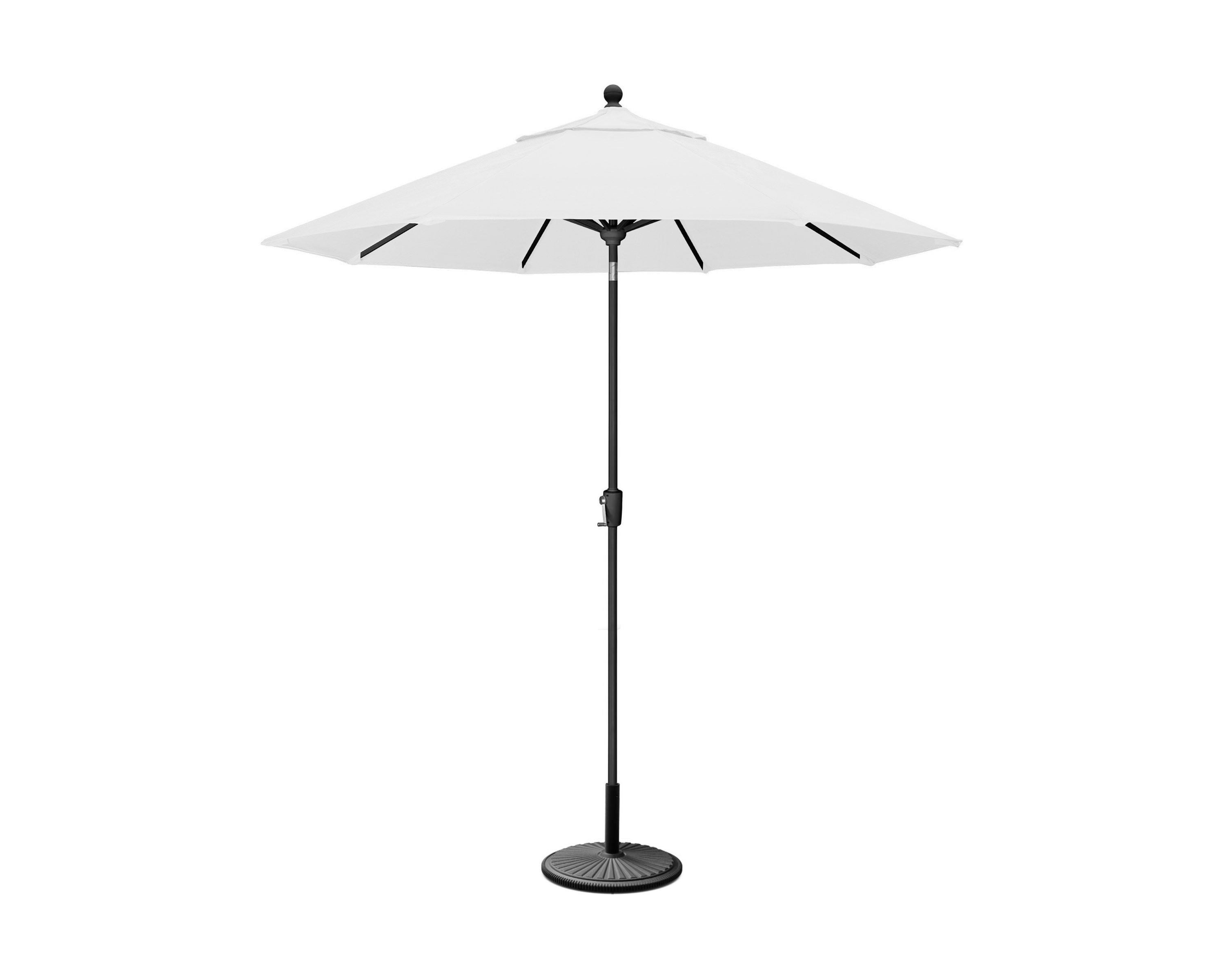 9' Tilt Market Umbrella & Base - Bar Height